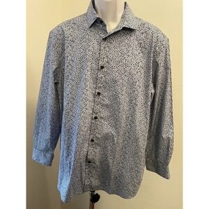 JOHN VARVATOS STAR USA Signature Tailored Slim Fit Floral Shirt‎ 16 1/2 32/23 L